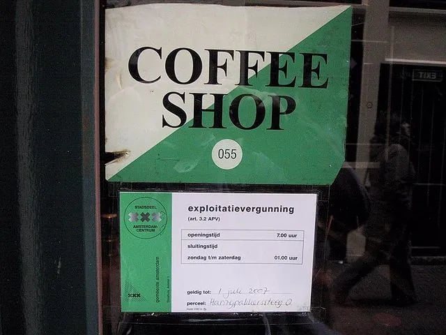 Coffeeshop license Amsterdam